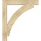 Ekena Millwork Thorton Block Rough Sawn Bracket, Douglas Fir, 4"W x 32"D x 36"H BKT04X32X36THR05RDF - alternate 3